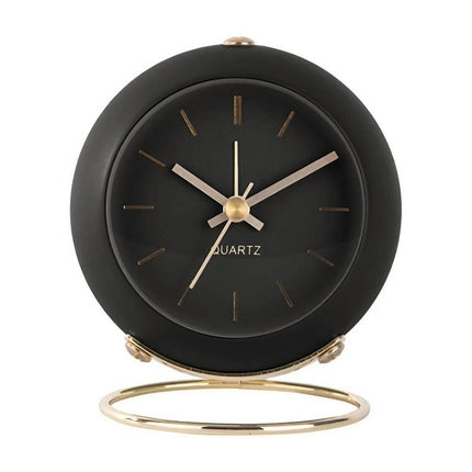 Sveglia nera da tavolo design vintage